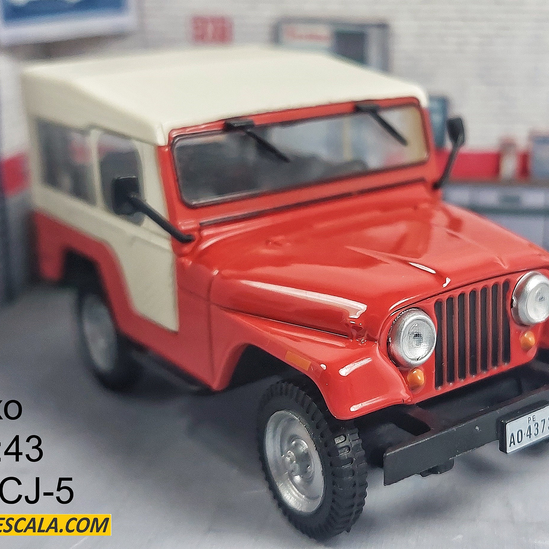 Jeep Willys Cj5 , Carro A Escala 1/43 Marca Ixo 1