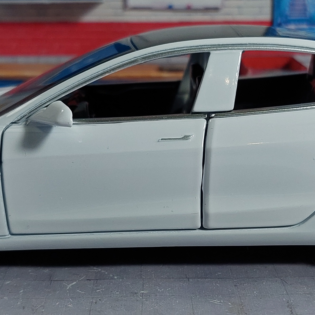 Tesla Modelo 3 BLANCO, Chino, Escala 1-32 2