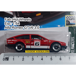 Alfa Romeo GTV6 3.0, Hot Wheels, Escala 1-64
