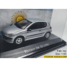 PEUGEOT 206 XS, Escala 1:43, Marca IXO