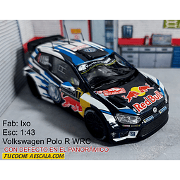 Volkswagen Polo R WRC con defecto, Ixo, Escala  1-43