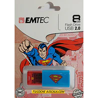 Flash Drive USB 2.0 de 8 GB, EMTEC, SuperMan