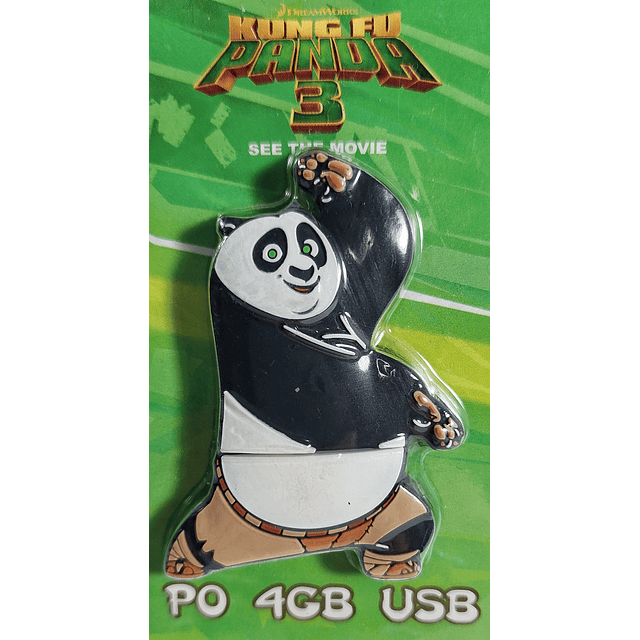 Flash Drive USB de 4GB de Kung Fu Panda 3