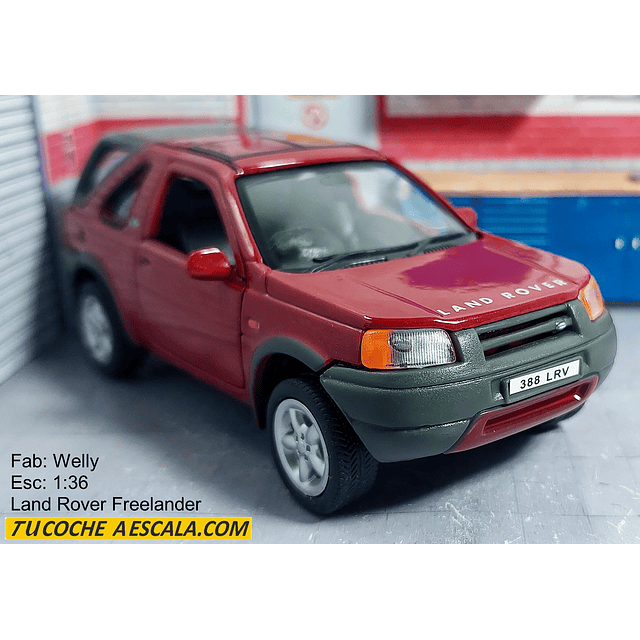 Land Rover Freelander vinotinto , Escala 1/36, Marca WELLY