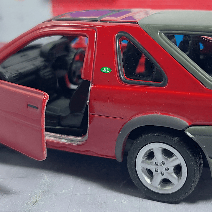 Land Rover Freelander vinotinto , Escala 1/36, Marca WELLY 2