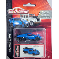 BUGATTI CHIRON azul , Escala 1:64, Marca MAJORETTE ﻿COLECCION 2022
