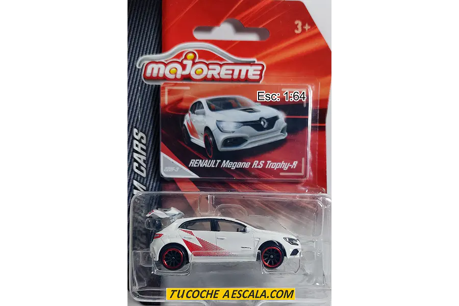 RENAULT megane R.S. Trophy , Escala 1:64, Marca MAJORETTE