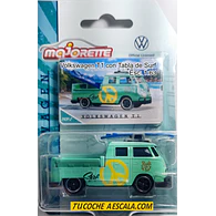 VOLKSWAGEN T1 hippie, Escala 1:64, Marca MAJORETTE 