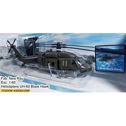 Helicóptero UH-60 Black Hawk, New Ray, Escala 1-60