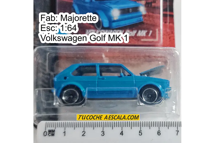Volkswagen Golf MK 1, Majorette, Escala 1-64