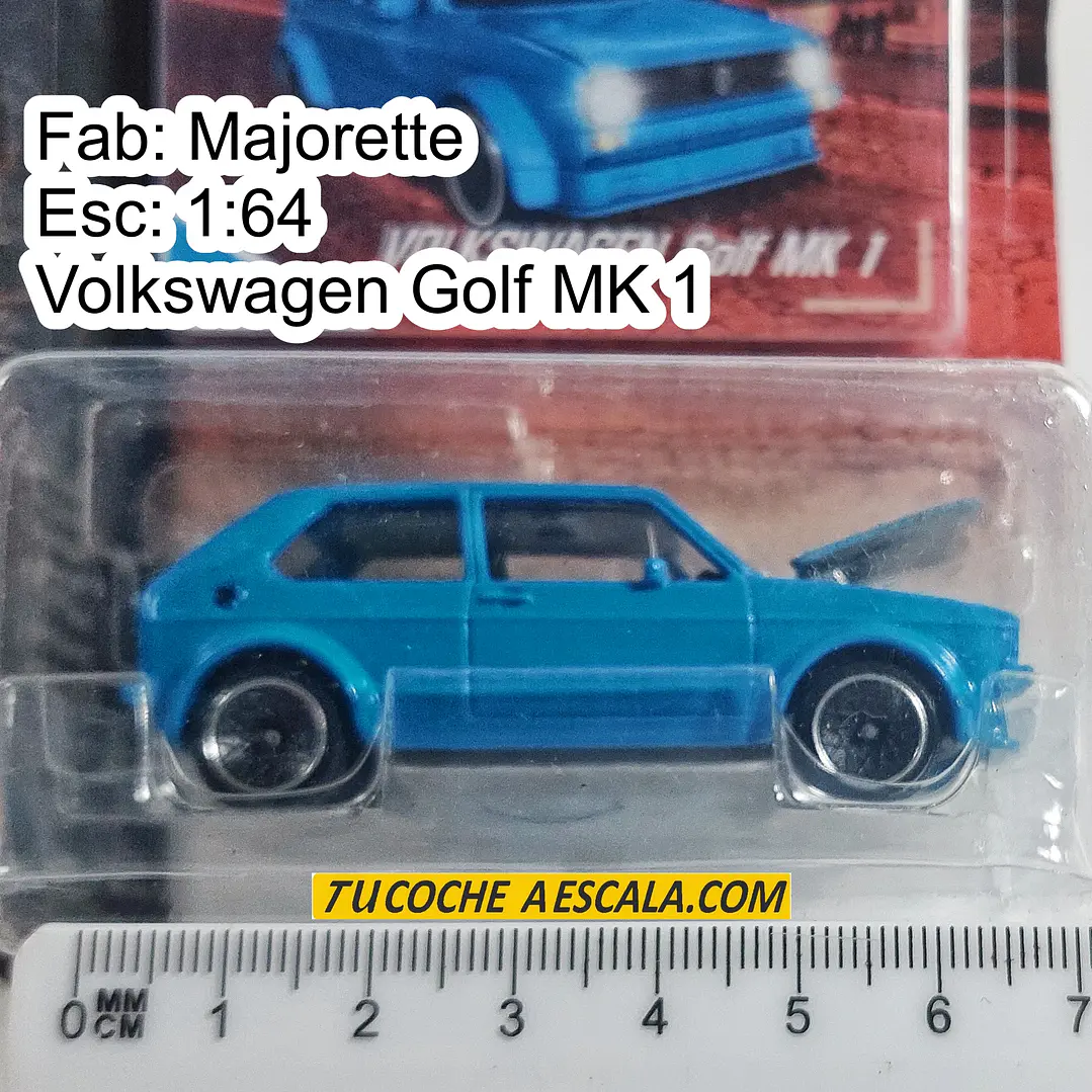 Volkswagen Golf MK 1, Majorette, Escala 1-64 2
