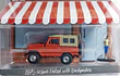 Nissan Patrol 1975 con Mochilera , Greenlight, Escala 1-64