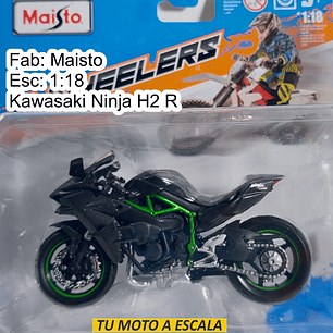 Kawasaki Ninja H2 R, Maisto, Escala 1-18