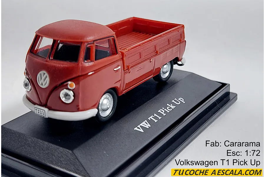 Volkswagen T1 Pick Up, Cararama, Escala 1-72
