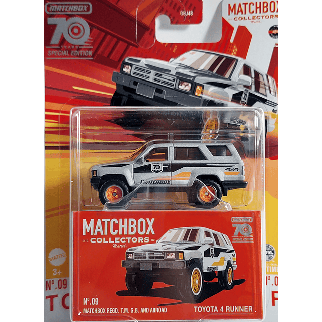 Toyota 4 Runner, Matchbox, Escala 1-64