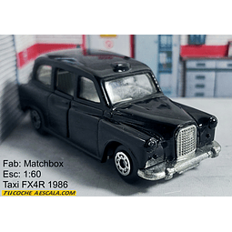 Taxi FX4R 1986, Matchbox, Escala 1-60