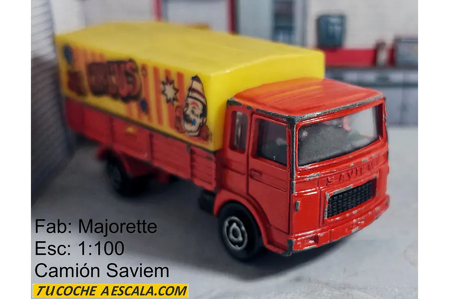 Camión Saviem, Majorette, Escala 1-100