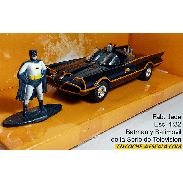 The Batman & Batmovil 1/32 marca jada Carro A Escala De Colección 