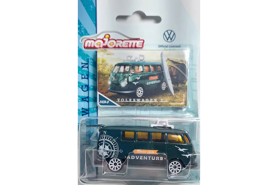 VOLKSWAGEN T1 COMBI , Escala 1:64, Marca MAJORETTE 
