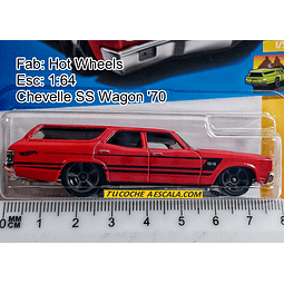 Chevelle SS Wagon '70, Hot Wheels, Escala 1-64- COPIAR