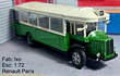 BUS DE PARIS , Escala 1/72, De Coleccion 