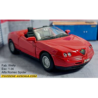 Alfa Romeo spider 1989 1/36 WELLY