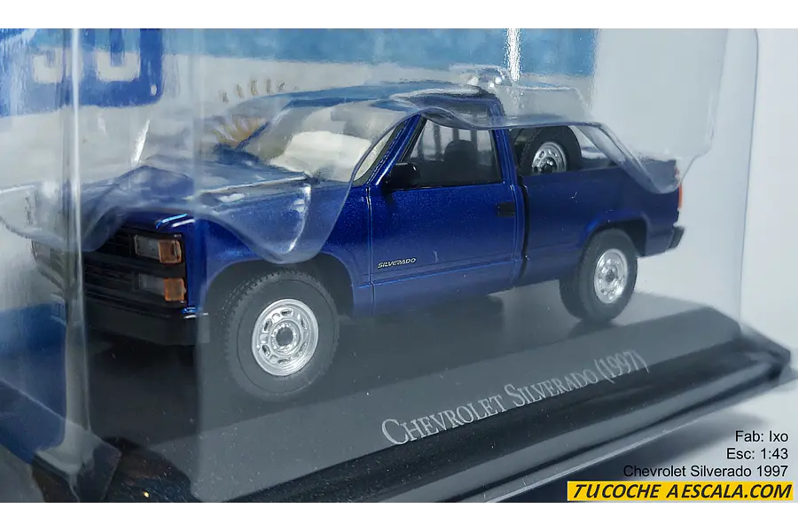 CHEVROLET SILVERADO 1997 ESCALA 1/43 , MARCA IXO 