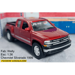 CHEVROLET SILVERADO 1999 Marca welly 1/38