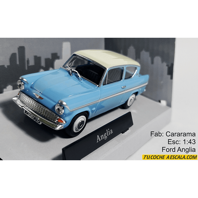 FORD ANGLIA , Escala 1/43, Marca Cararama