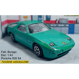 Porsche 928 S4 Escala 1:43 MARCA BURAGO HECHO EN ITALIA