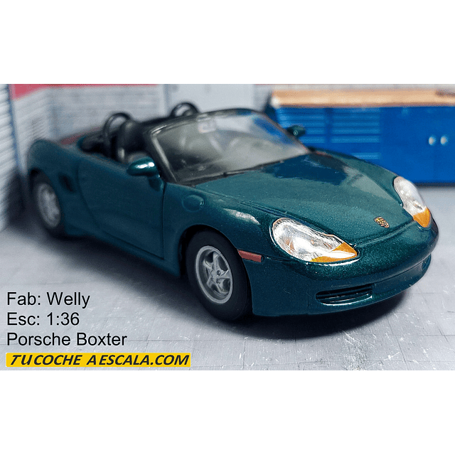 Porsche Boxster welly , Escala 1/36 