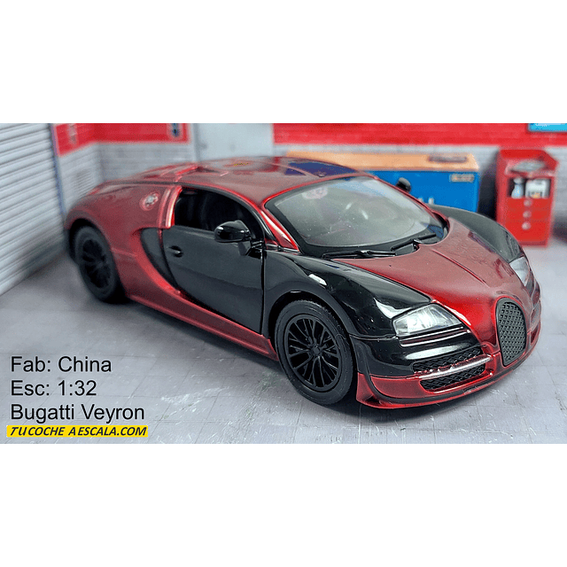  Bugatti Veyron, escala 1:32 marca china 