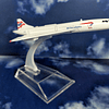 Avión Concorde British Airlines, 1/400 Escala, 16cm