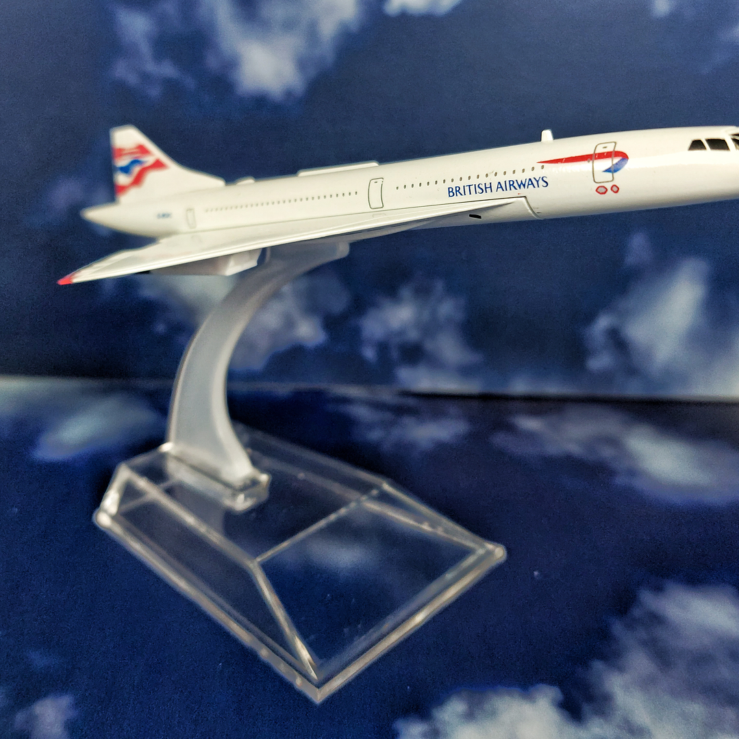 Avión Concorde British Airlines, 1/400 Escala, 16cm 1