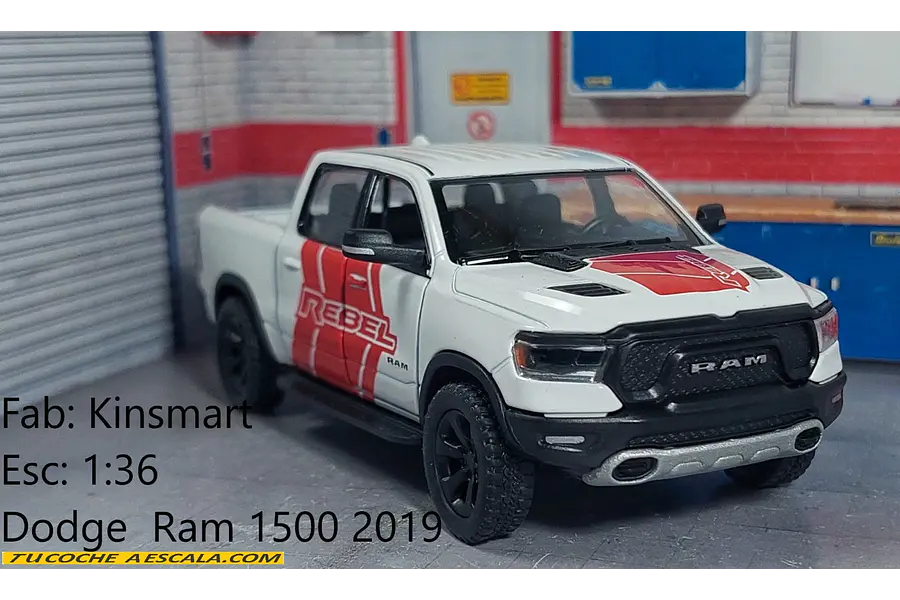 Dodge Ram 1500 2019 , Escala 1/46, KINSMART