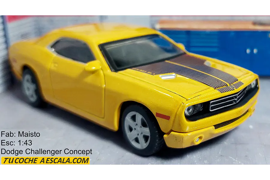 DODGE challenger concept Escala 1/43 Marca maisto