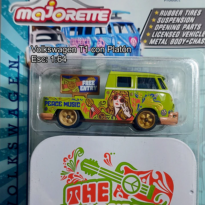 VOLKSWAGEN PICK UP T1, Escala 1:64, Marca MAJORETTE 1