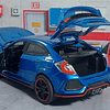 Honda Civic Type R, AZUL Miniauto, Escala 1-32