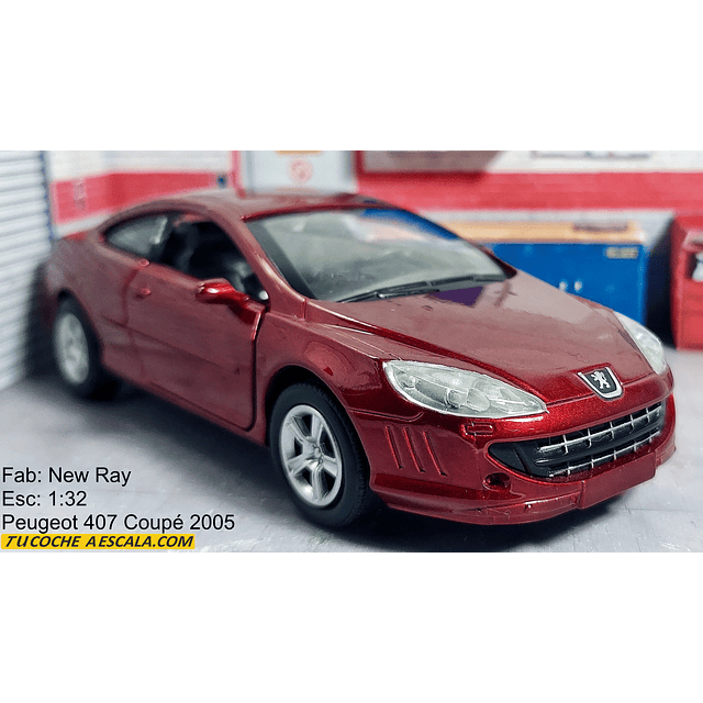 PEUGEOT 407 2005, Escala 1/32, BURAGO