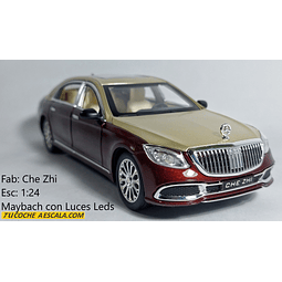 MAYBACH S 600, ESCALA 1/24, DIRECCION, LUCES LED