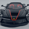 Ferrari LaFerrari  aperta negro brillante, Escala 1/24
