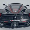 Ferrari LaFerrari  aperta negro brillante, Escala 1/24