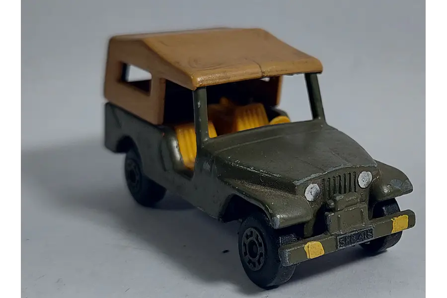 jeep cj 6 marca matchbox escala 1/64 