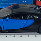 BUGATTI CHIRON AZUL 1/36 ,KINSMART EN CAJA - Miniatura 2