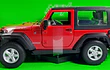 Jeep Wrangler Rubicon rojo , Escala 1/24 Marca Welly