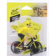 BICICLETA  TOUR DE FRANCIA CAMISETA AMARILLA,  1/18 , SOLIDO