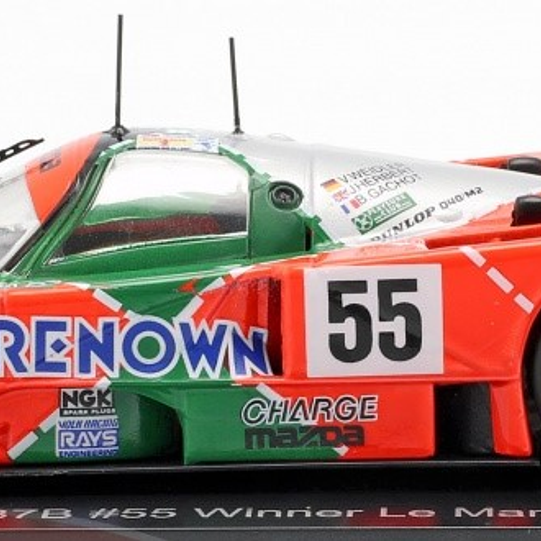 MAZDA 787 24 H LEMANS ESCALA 1/43 MARCA SPARK 4