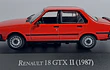 Renault 18 Gtx 1987 rojo ESCALA 1/43 MARCA IXO 