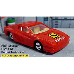 FERRARI TESTAROSSA MARCA NOVACAR ESCALA 1/64﻿