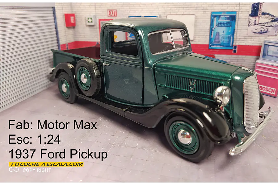 Ford Pick Up 1937 Carro A Escala 1-24